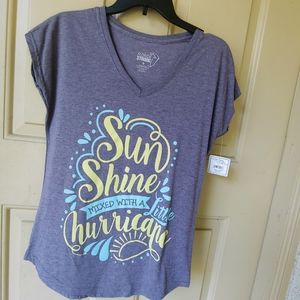 NWT Sunshine & Hurricane Tshirt